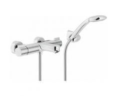 Mitigeur thermostatique bain avec douche Nobili ABC AB87010CR | Chromé