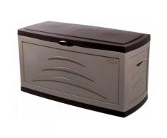 Coffre jardin Serena - 310 Litres - 1.21 x 0.55 x 0.66 m - Taupe