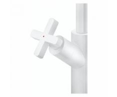 Mélangeur lavabo, bec pivotant Nobili Lira LR116218/3CR | Sans vidage - Polar white