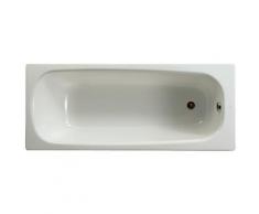 Baignoire rectangulaire avec pieds Contesa 140x70 blanc