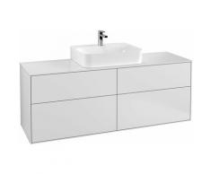 Villeroy und Boch Finion Meuble sous-lavabo F19100, 1600x603x501mm, plaque de recouvrement Blanc