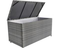Coffre jardin 'Victor XL' - 170 x 82 x 86 cm - Gris