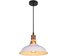 Lustre Suspension Industrielle Vintage E27 Lampe Plafonniers Stoex Retro Abat-jour pour Cuisine