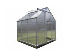 Serre Jardin Polycarbonate - DIAMANT 66 - 3,7M² - GRIS