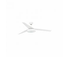 Ventilateur de plafond avec lumière modèle-Vulcano-Blanc