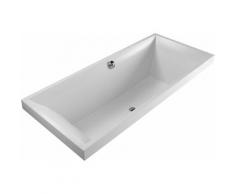 Baignoire Villeroy and Boch Quaryl rectangulaire Squaro Duo, UBQ180SQR2V 1800x800mm, pieds de