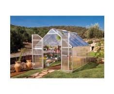 Serre de jardin ESSENCE 8x12 argent - 9m²