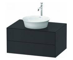 Duravit White Tulip, meuble-lavabo suspendu, largeur 800 x profondeur 550mm, avec 2 tiroirs, avec