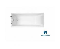 Baignoire acrylique Calos 2.0 - Rectangulaire - 1700 x 750mm - sur pieds - A encastrer - Blanc