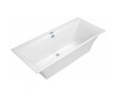 Baignoire rectangulaire Villeroy et Boch Quaryl Squaro Edge 12 Duo, UBQ170SQE2DV 1700x750mm, incl.