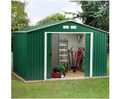 Duramax - Abri de jardin métal Vert pin 10x8