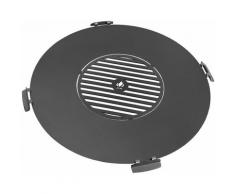 Trizeratop - Plaque pour braséro 102 cm avec une grille 50 cm et 4 poignées