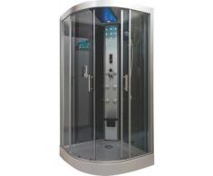 Cabine de douche HYDRO SKADI GRISE 100X100 SANS SILICONE