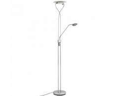 Un lampadaire à DEL élégant avec une lampe de lecture