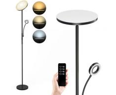 30W Lampadaire LED avec Liseuse Réglable 5W Lampadaire Sur Pied Salon avec Télécommande Lampe LED