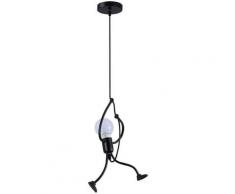 Lustre Suspension Fer Gens Lustre Chambre Enfant, E27 Créatif Dessin Animé Lustre Salon, Suspension