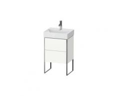 Duravit Ag - Duravit XSquare meuble-lavabo Compact vertical 48,4x39,0 cm, 2 tiroirs, pour lavabo