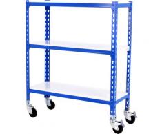 Étagère en métal KIT SIMONCLICK MOBILE MINI 3/300 900 AZUL/BLANCO