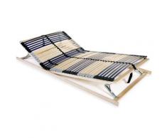 Sommier a lattes avec 42 lattes 7 zones 120 x 200 cm