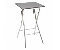 Table de Bar pliante Grise 60 x 60 cm - Five