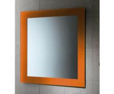 MIROIR DE SALLE DE BAIN COLORÉ 60x70 LAQUÉ ORANGE