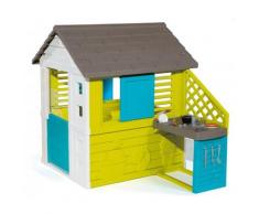 Smoby - Cabane enfant Pretty + Cuisine d'été