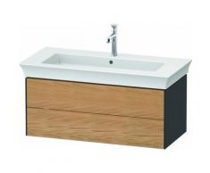 Duravit White Tulip, meuble-lavabo suspendu, largeur 984 x profondeur 458mm, avec 2 tiroirs, avec
