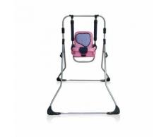 Balancelle berceau transat chaise haute 12m+ bébé enfant - Samba Plus 4en1 | Éléphant rose / Cadre