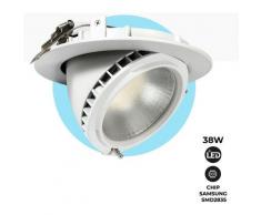 Spot LED encastrable 38W orientable LIFUD Driver | Blanc Froid