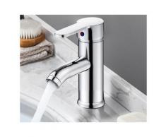 Groupm - Robinet d'eau chaude et froide de vasque à poser en acier inoxydable européen(Profil bas