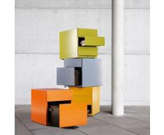 Certeo - BISLEY Caisson roulant Note™, avec 3 tiroirs universels, h x l x p 495 x 420 x 775 mm,