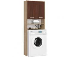 Étagère Salle De Bain Fin Colonne 2P Lave-Linge Sonoma - Wenge