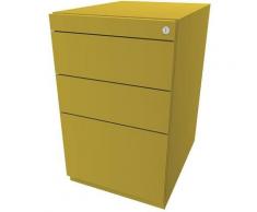 Bisley Caisson fixe Note™, avec 2 tiroirs universels, 1 tiroir pour dossiers suspendus, sans haut,