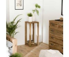 Macabane - ANDRIAN - Sellette marron bois Pin recyclé - Naturelle