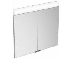 Armoire de toilette Keuco Edition 400 21511, montage mural, 1 couleur claire, 710x650x154 mm