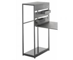 Table balcon pliante Fira Graphite 3 places - Hespéride
