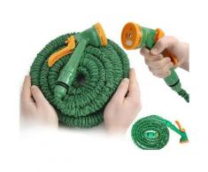 Tuyau Arrosage Extensible 23M - XHOSE Gardena - Avec Pistolet X HOSE, 4 modes différents