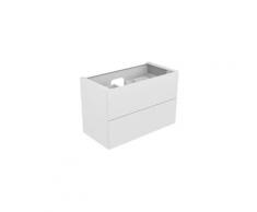 Keuco Edition 11 Meuble sous-lavabo 31352, 2 tiroirs à casseroles, avec éclairage intérieur LED,