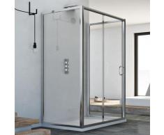Cabine douche 70x110x70 CM H185 trasparent modèle Replay Trio avec 1 portillon