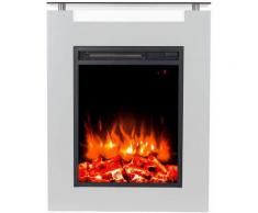 Gaia Bianco cheminée électrique au sol cm 87,5x68x17 GLOW-FIRE 190119