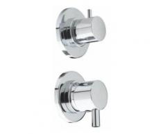 Mitigeur chromé pour cabine de douche 3 fonctions