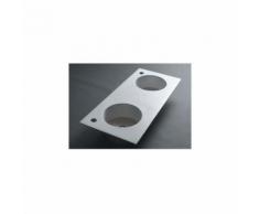 LAVABO SKYLAND 120x48 DOUBLE VASQUE AVEC TROU - CRISTINA ONDYNA SKY12048T