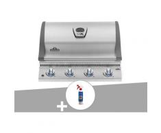 Barbecue à gaz encastrable LEX 4 brûleurs + Nettoyant grill 3 en 1 - Napoleon