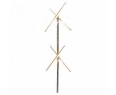 LED Lampadaire Antenna acier Qazqa Design, Moderne Luminaire interieur