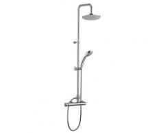 Paffoni STICK FIX Colonne de douche complète avec mitigeur à levier + Douchette à main + Flexible,