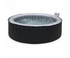Spa 205 cm 6 personnes gonflable rond- Silver cloud 6 Lite gris - Jacuzzi Ø 205cm, PVC, pompe,