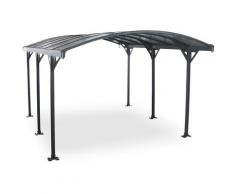 Concept-usine - Avera 4m : abri de voiture, carport en aluminium 4,3 x 3 m