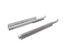 Coulisse bois quadro v6 push to open - Profondeur intérieur de caisson mini : 393 mm - Longueur :