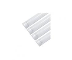 Réglette lumineuse LED 150cm 48W - Pack de 4 - Blanc Froid 6000K - 8000K