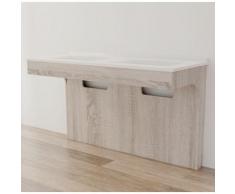 Caisson double vasque ALTEA 140 - Décor cambrian oak